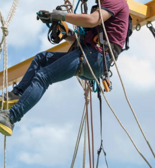 Rope access irata worker